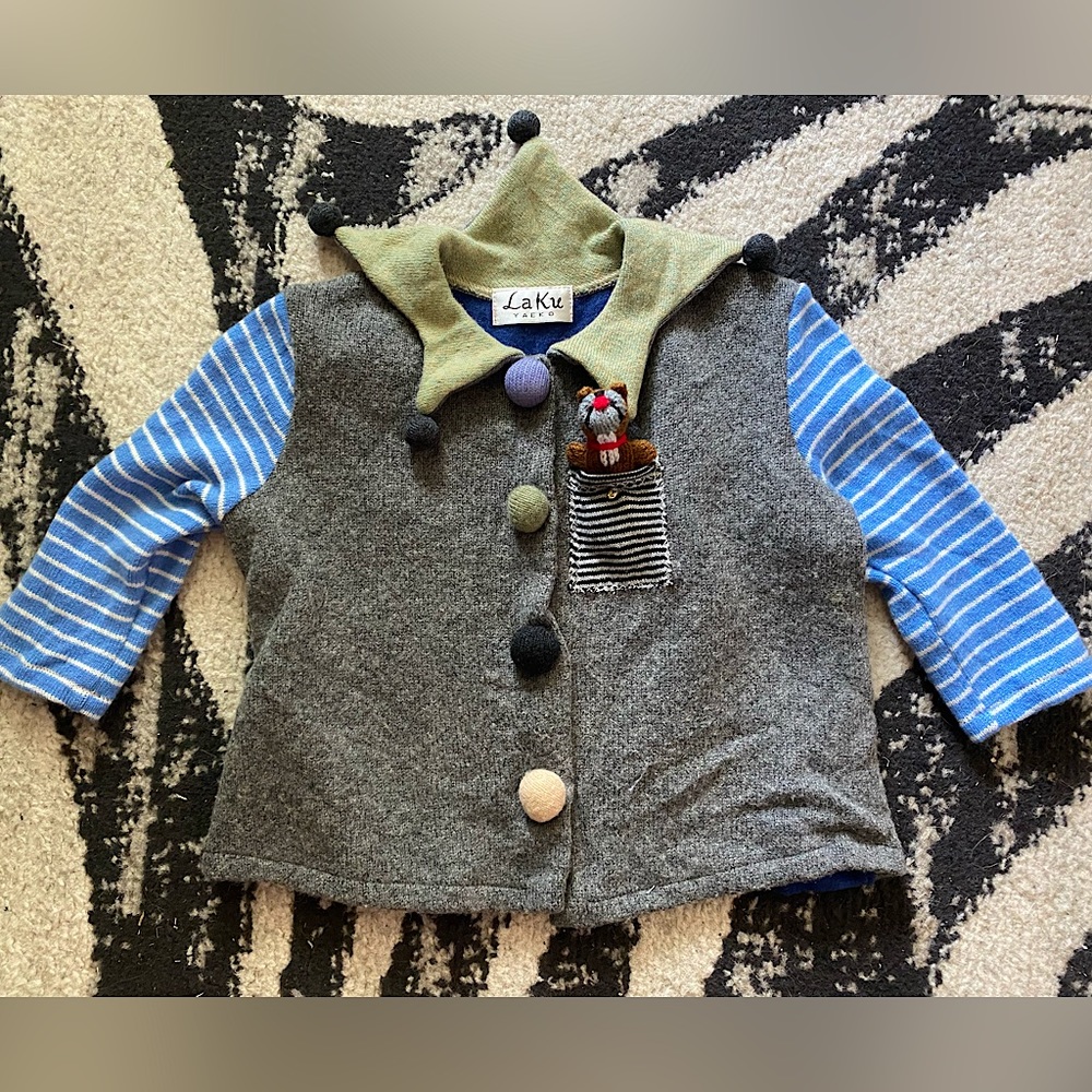 Laku Yaeko, custom/handmade Cashmere, sweater